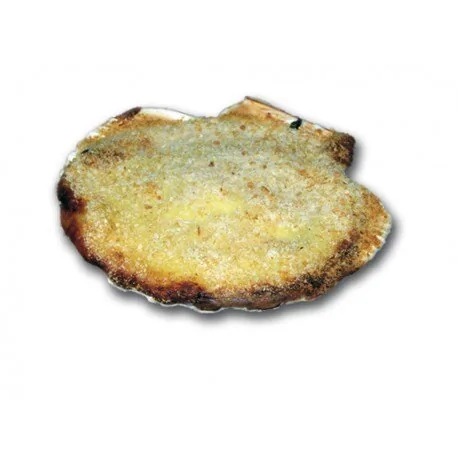 Vieira gratinada a la gallega 1 pieza